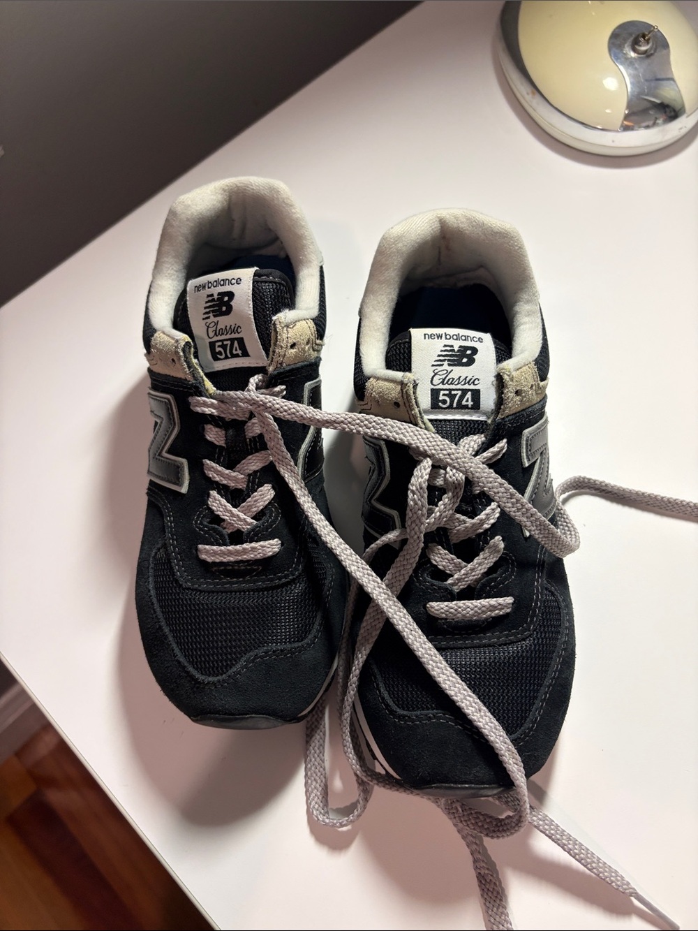 New Balance 574 Core Classic BlackWomen’s Size 7 - Picture 3 of 9